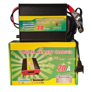 12V 20A Smart Digital Battery Charger – Full Auto, IPS & Solar