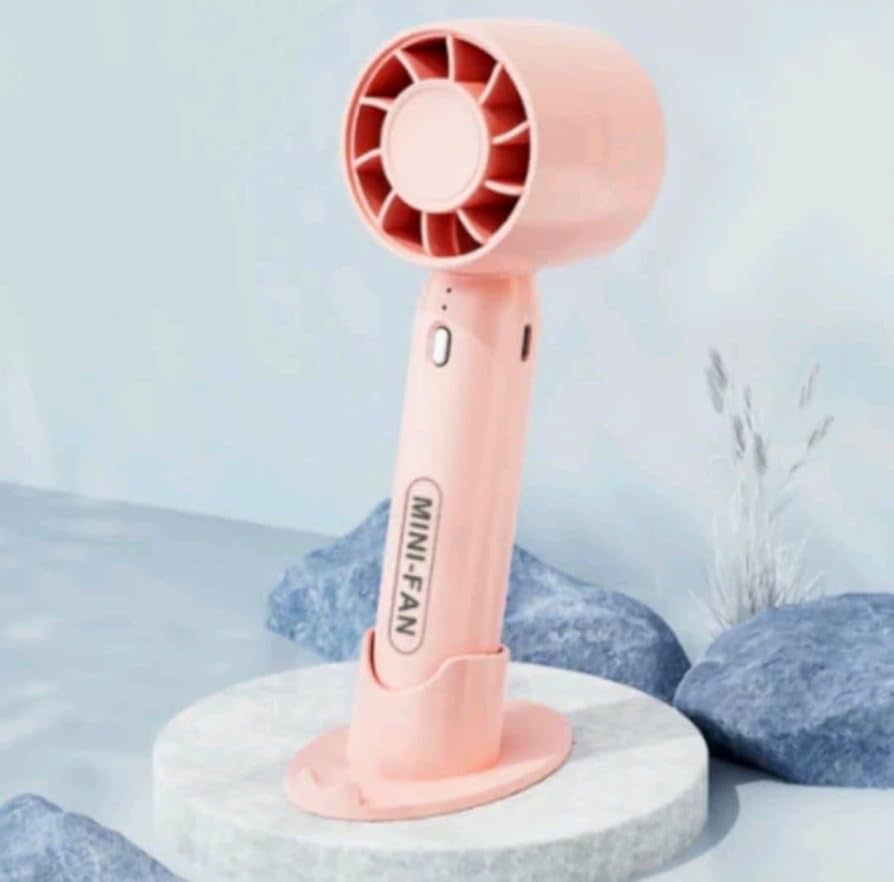 Mini-Fan T10 Turbo Portable Handheld Fan, 3-Speed, USB Rechargeable - Image 2