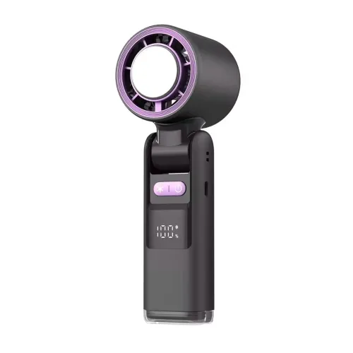 K801 Handheld Portable Mini Charger Fan - Image 2