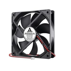 DC 12V 4-Inch Square Shape CPU and DIY Electronic Cabinet Cooling Fan