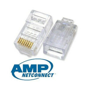 AMP Tyco Cat6 RJ45 Modular Plug Network Connector Clip