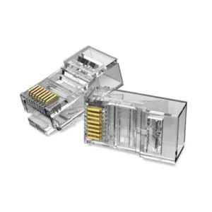 Vention IDGR0-50 Cat6A UTP Transparent RJ45 Modular Plug Connector Pack (50 Pack)